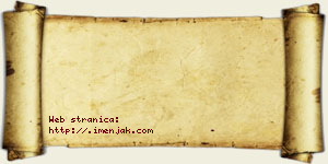 Jasmina Injac vizit kartica